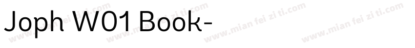 Joph W01 Book字体转换